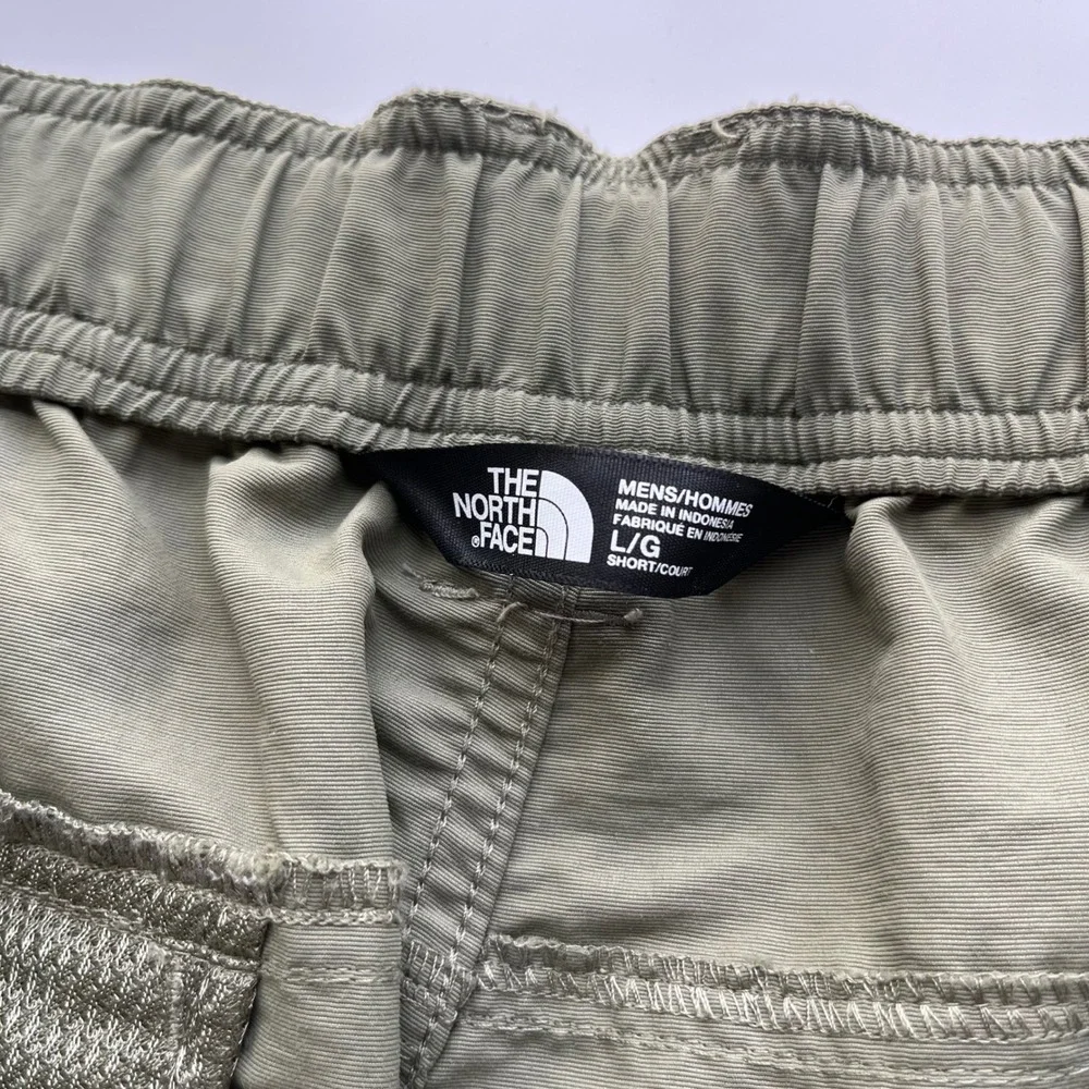 The North Face Paramount Trail Convertible Pants Mens Large Green Hiking Belted